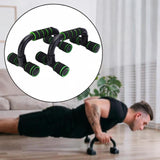 Maxbell Push up Handles Stands Sturdy Push up Handles for Home Gym Calisthenics Fitness green