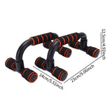 Maxbell Push up Handles Stands Sturdy Push up Handles for Home Gym Calisthenics Fitness orange