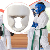 Maxbell Sports Boxing Headgear Training Sparring Head Guard for Women Men White