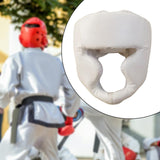 Maxbell Sports Boxing Headgear Training Sparring Head Guard for Women Men White