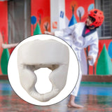 Maxbell Sports Boxing Headgear Training Sparring Head Guard for Women Men White