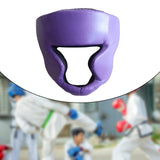 Maxbell Sports Boxing Headgear Training Sparring Head Guard for Women Men Purple