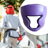 Maxbell Sports Boxing Headgear Training Sparring Head Guard for Women Men Purple
