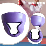 Maxbell Sports Boxing Headgear Training Sparring Head Guard for Women Men Purple