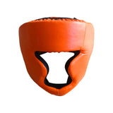 Maxbell Sports Boxing Headgear Training Sparring Head Guard for Women Men Orange