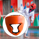 Maxbell Sports Boxing Headgear Training Sparring Head Guard for Women Men Orange