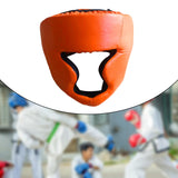 Maxbell Sports Boxing Headgear Training Sparring Head Guard for Women Men Orange
