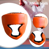 Maxbell Sports Boxing Headgear Training Sparring Head Guard for Women Men Orange