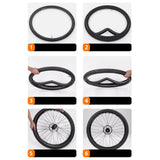 Maxbell 2Pcs Inner Tube Bicycle Flat Protector Riding Bike Tire Liners for 26inch