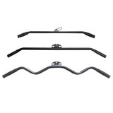 Maxbell Pull Down Bar Home for Pulley System Fitness Accessories Pulldown Tricep Bar 73cm Random Grips