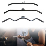 Maxbell Pull Down Bar Home for Pulley System Fitness Accessories Pulldown Tricep Bar 73cm Random Grips