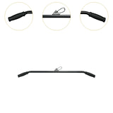 Maxbell Pull Down Bar Home for Pulley System Fitness Accessories Pulldown Tricep Bar 73cm Random Grips
