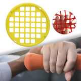 Maxbell 17.5cm Hand Exercise Web Multifunctional Portable Silicone Grip Strengthener Yellow