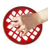 Maxbell 17.5cm Hand Exercise Web Multifunctional Portable Silicone Grip Strengthener Red