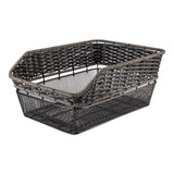 Maxbell Bicycle Rear Basket Organizer Pannier Bike Basket for Outdoor Picnic Cycling Black