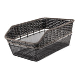 Maxbell Bicycle Rear Basket Organizer Pannier Bike Basket for Outdoor Picnic Cycling Black