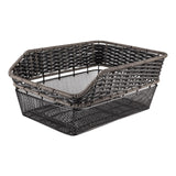 Maxbell Bicycle Rear Basket Organizer Pannier Bike Basket for Outdoor Picnic Cycling Black