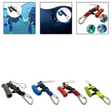 Maxbell Scuba Diving Lanyard Heavy Duty Spring Coiled Lanyard for flashlights Camera Black