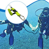 Maxbell Scuba Diving Lanyard Heavy Duty Spring Coiled Lanyard for flashlights Camera Green