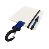 Maxbell Underwater Writing Dive with Swivel Clip and Pencil Portable Notebook Blue