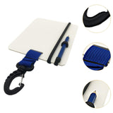 Maxbell Underwater Writing Dive with Swivel Clip and Pencil Portable Notebook Blue