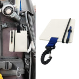 Maxbell Underwater Writing Dive with Swivel Clip and Pencil Portable Notebook Blue