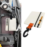 Maxbell Underwater Writing Dive with Swivel Clip and Pencil Portable Notebook Orange