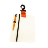 Maxbell Underwater Writing Dive with Swivel Clip and Pencil Portable Notebook Orange