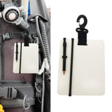 Maxbell Underwater Writing Dive with Swivel Clip and Pencil Portable Notebook Black
