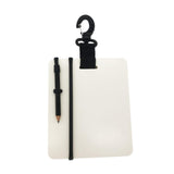 Maxbell Underwater Writing Dive with Swivel Clip and Pencil Portable Notebook Black