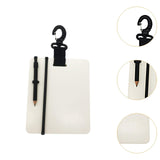Maxbell Underwater Writing Dive with Swivel Clip and Pencil Portable Notebook Black