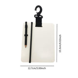 Maxbell Underwater Writing Dive with Swivel Clip and Pencil Portable Notebook Black