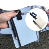 Maxbell PC Underwater Writing Slate Board for Divers Multifunctional Includes Pencil Blue Spring