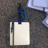 Maxbell PC Underwater Writing Slate Board for Divers Multifunctional Includes Pencil Blue Spring