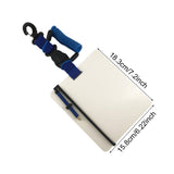 Maxbell PC Underwater Writing Slate Board for Divers Multifunctional Includes Pencil Blue Spring