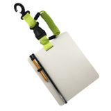 Maxbell PC Underwater Writing Slate Board for Divers Multifunctional Includes Pencil Green Spring