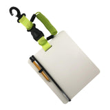 Maxbell PC Underwater Writing Slate Board for Divers Multifunctional Includes Pencil Green Spring