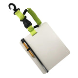 Maxbell PC Underwater Writing Slate Board for Divers Multifunctional Includes Pencil Green Spring
