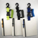Maxbell PC Underwater Writing Slate Board for Divers Multifunctional Includes Pencil Green Spring