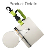 Maxbell PC Underwater Writing Slate Board for Divers Multifunctional Includes Pencil Green Spring
