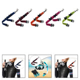 Maxbell Diving Fins Strap Hanging Buckles Swim Flippers Buckle for Adults Freediving Blue