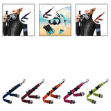 Maxbell Diving Fins Strap Hanging Buckles Swim Flippers Buckle for Adults Freediving Blue