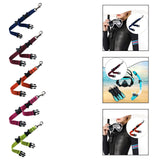 Maxbell Diving Fins Strap Hanging Buckles Swim Flippers Buckle for Adults Freediving Blue