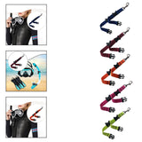 Maxbell Diving Fins Strap Hanging Buckles Swim Flippers Buckle for Adults Freediving Blue