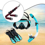 Maxbell Diving Fins Strap Hanging Buckles Swim Flippers Buckle for Adults Freediving Red