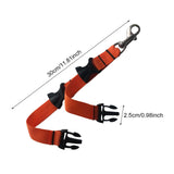 Maxbell Diving Fins Strap Hanging Buckles Swim Flippers Buckle for Adults Freediving Orange