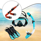 Maxbell Diving Fins Strap Hanging Buckles Swim Flippers Buckle for Adults Freediving Orange