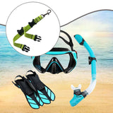 Maxbell Diving Fins Strap Hanging Buckles Swim Flippers Buckle for Adults Freediving Green