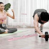 Maxbell Hip and Leg Exerciser Portable Strength Training Multifunctional Ski Machine Pink