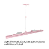 Maxbell Hip and Leg Exerciser Portable Strength Training Multifunctional Ski Machine Pink